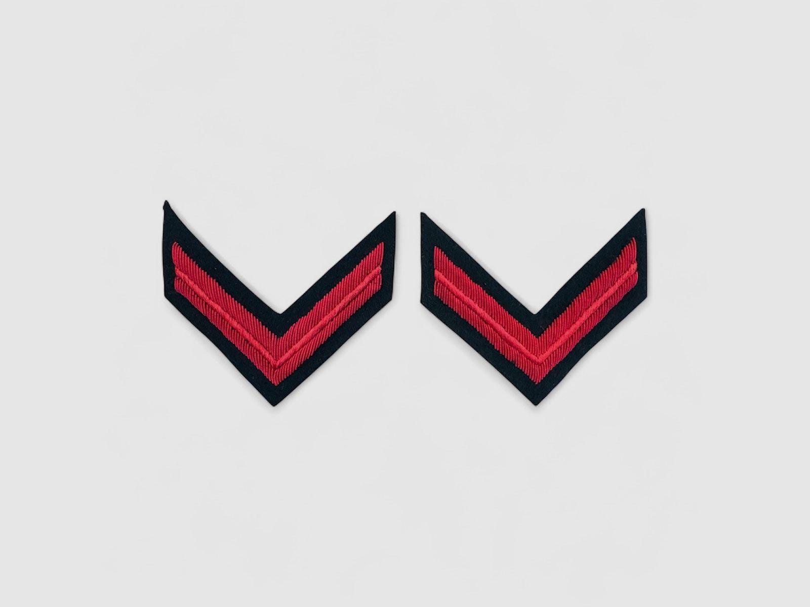 CARABINIERI – PAIR OF RANKS FOR GUS CARABINIERE SCELTO (EMBROIDERED IN CANOTTIGLIA)