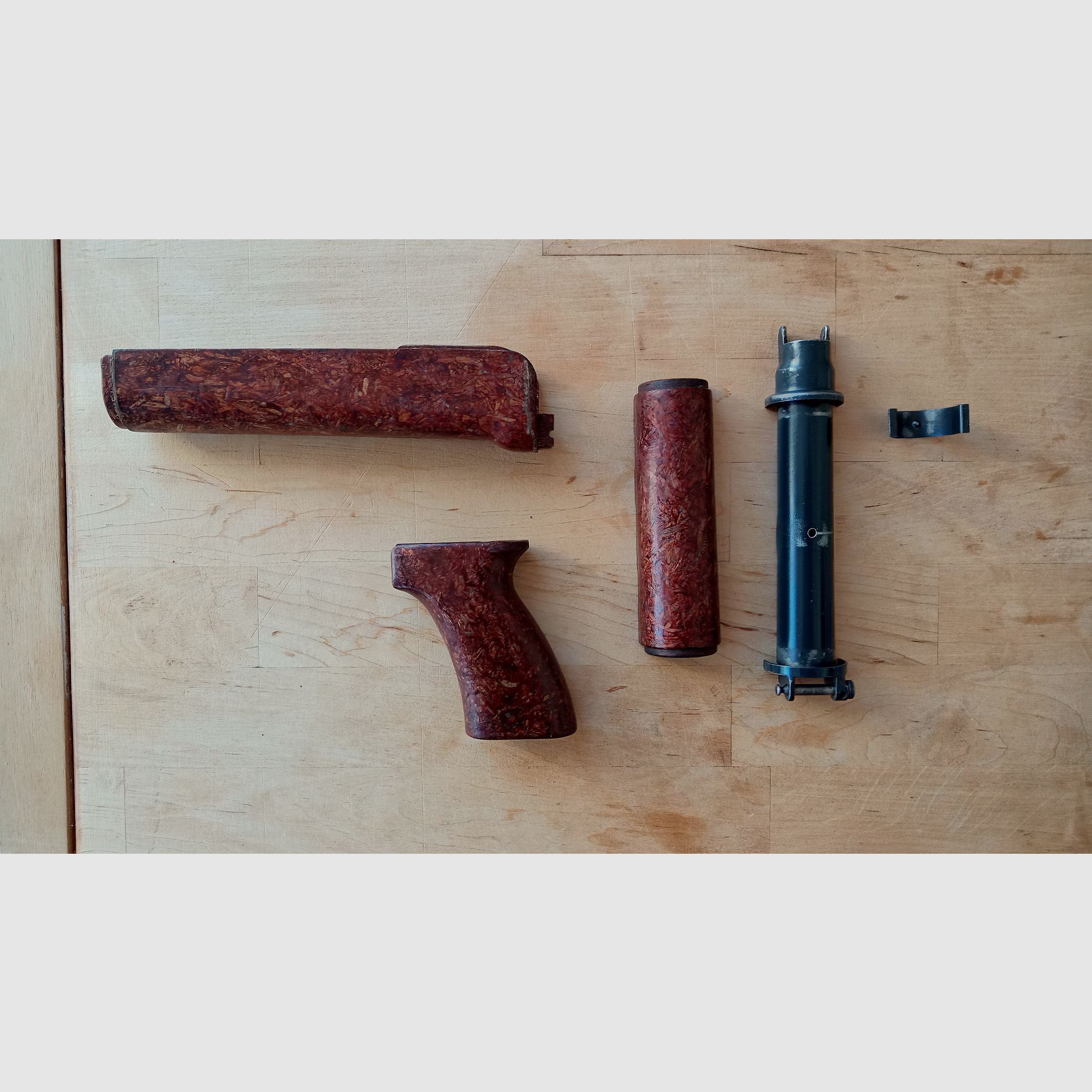 Original VZ.58 "Beaver Barf" Bakelit Handschutz und Griff / auch geeignet für CSA Sporter / Set #4