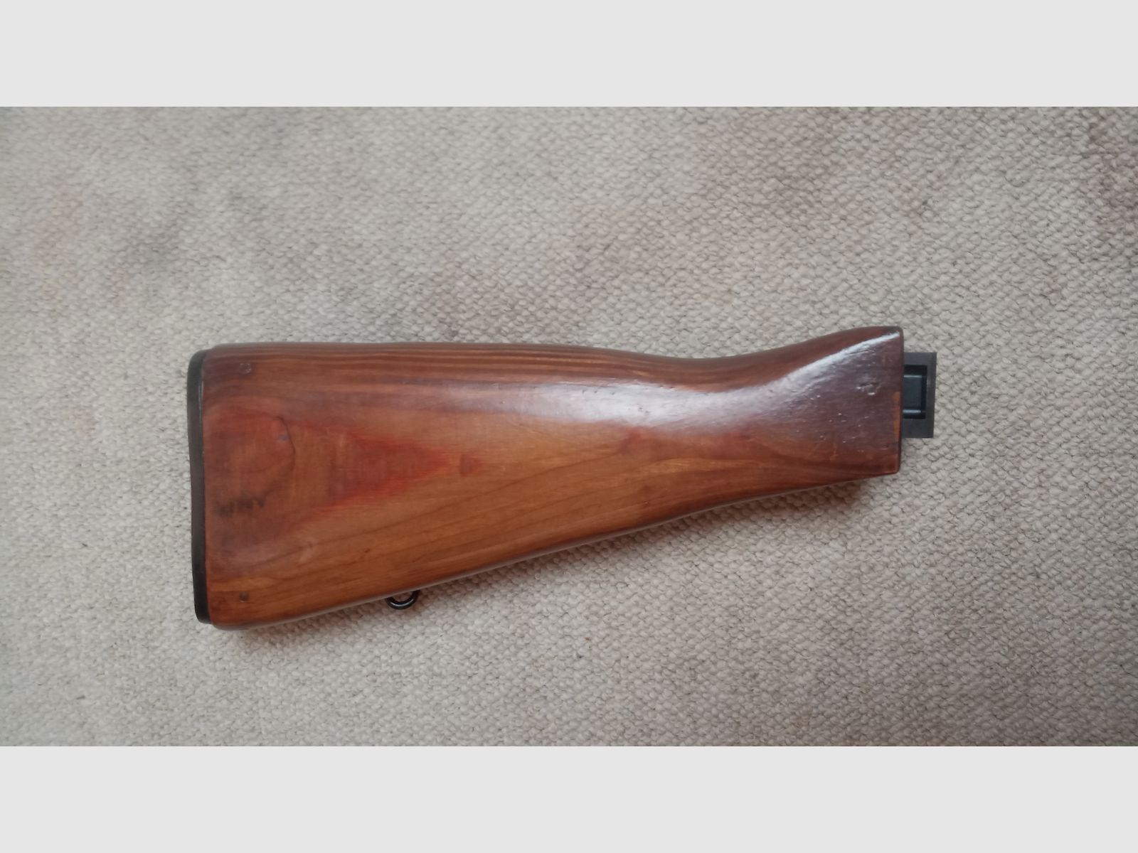 Russischer AK Holzschaft mit Adapter für Yunker Co2 Gewehr im AK74 Festschaft Look