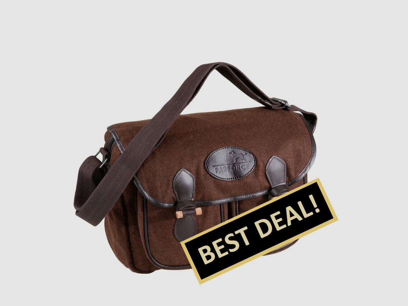 Parforce Jagdtasche Loden/Leder, Bild 1 von 3