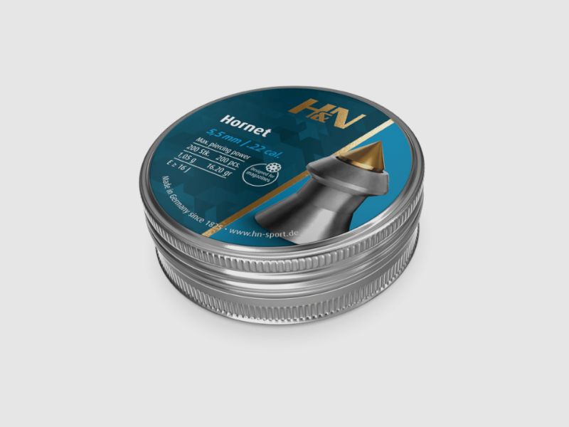 H&N – DIABOLO HORNET Luchtgeweer Kogels, afbeelding 3 van 3