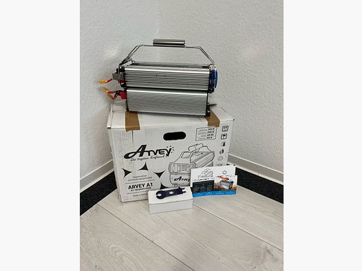 AXSOL ARVEY A-Serie 1000 A1 Batterie de secours 230 V appareil de base, y compris batterie LiFePO4 de 20 Ah et poignée