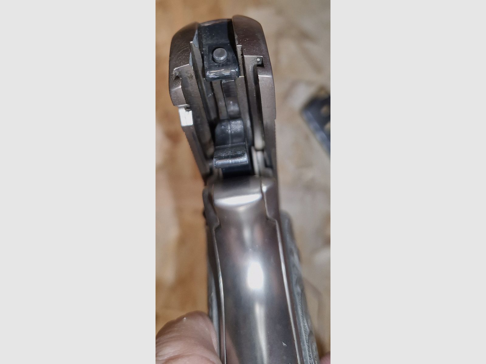 COLT GOVERNMENT 1911  A1 / SILBER / CHROME  / mit  Zubehör / cal. 9mm P.A.K. / PTB 638 / SCHRECKSCHUSS GAS PISTOLE SILVESTER SELBSTVERTEIDIGUNG SAMMLUNG  -----> Beschreibung lesen <------