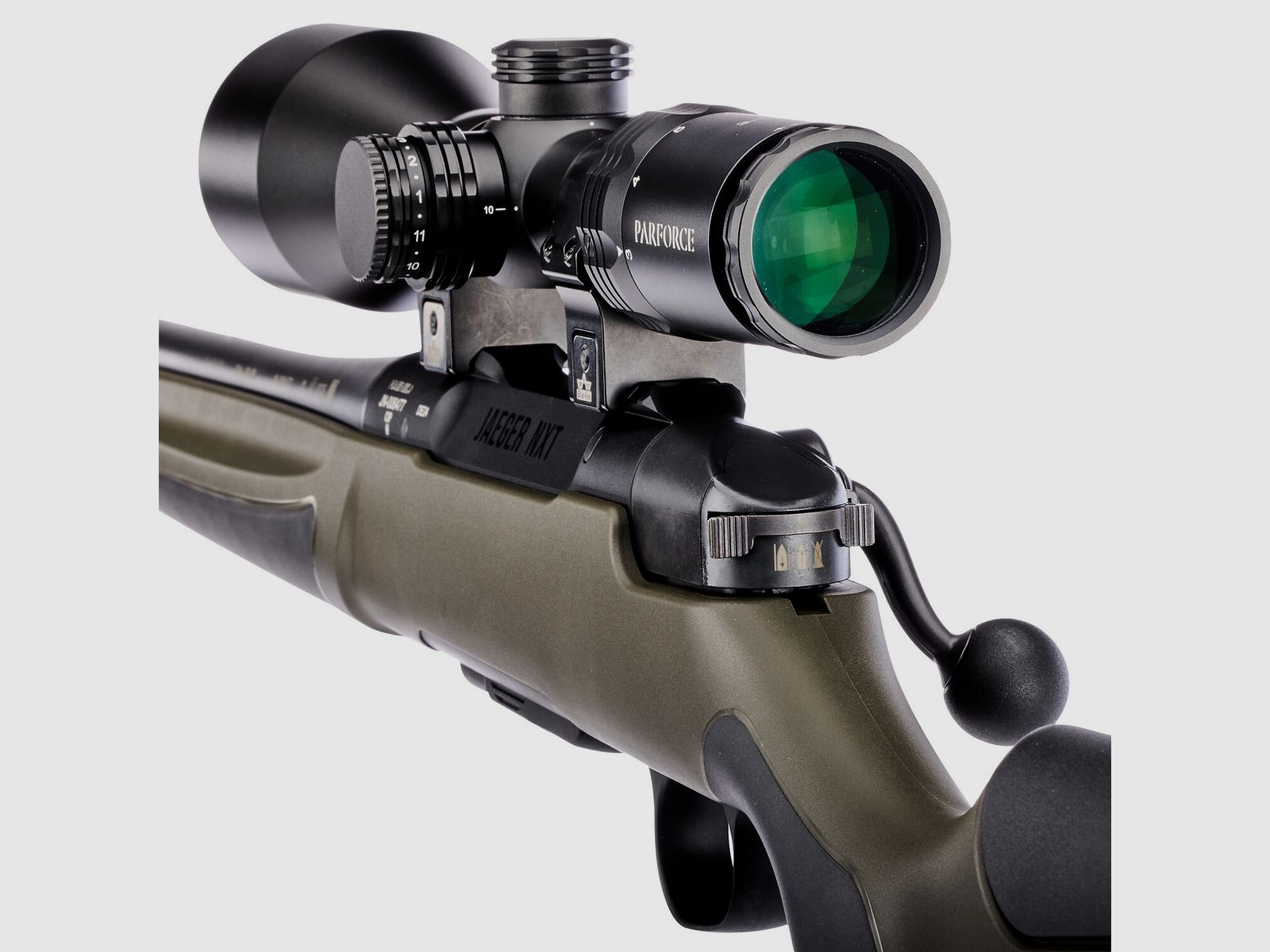 Offerta completa Haenel NXT Composite con Parforce PZ1 3-12x56i PA, calibro .308 Win.