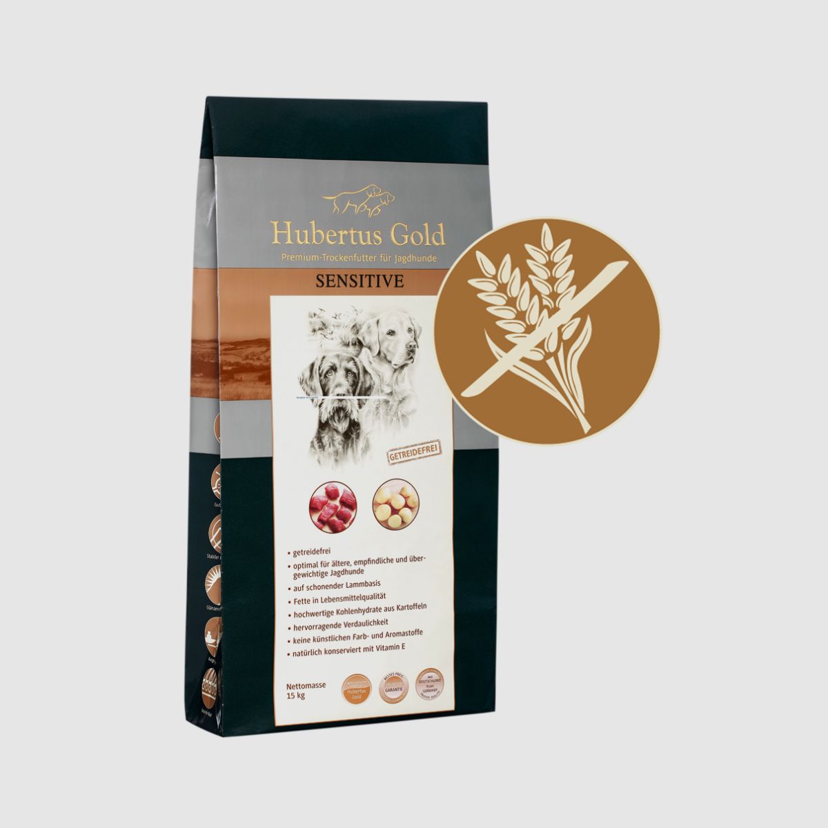 HUBERTUS GOLD Sensitive Premium Dry Complete Food 14 kg