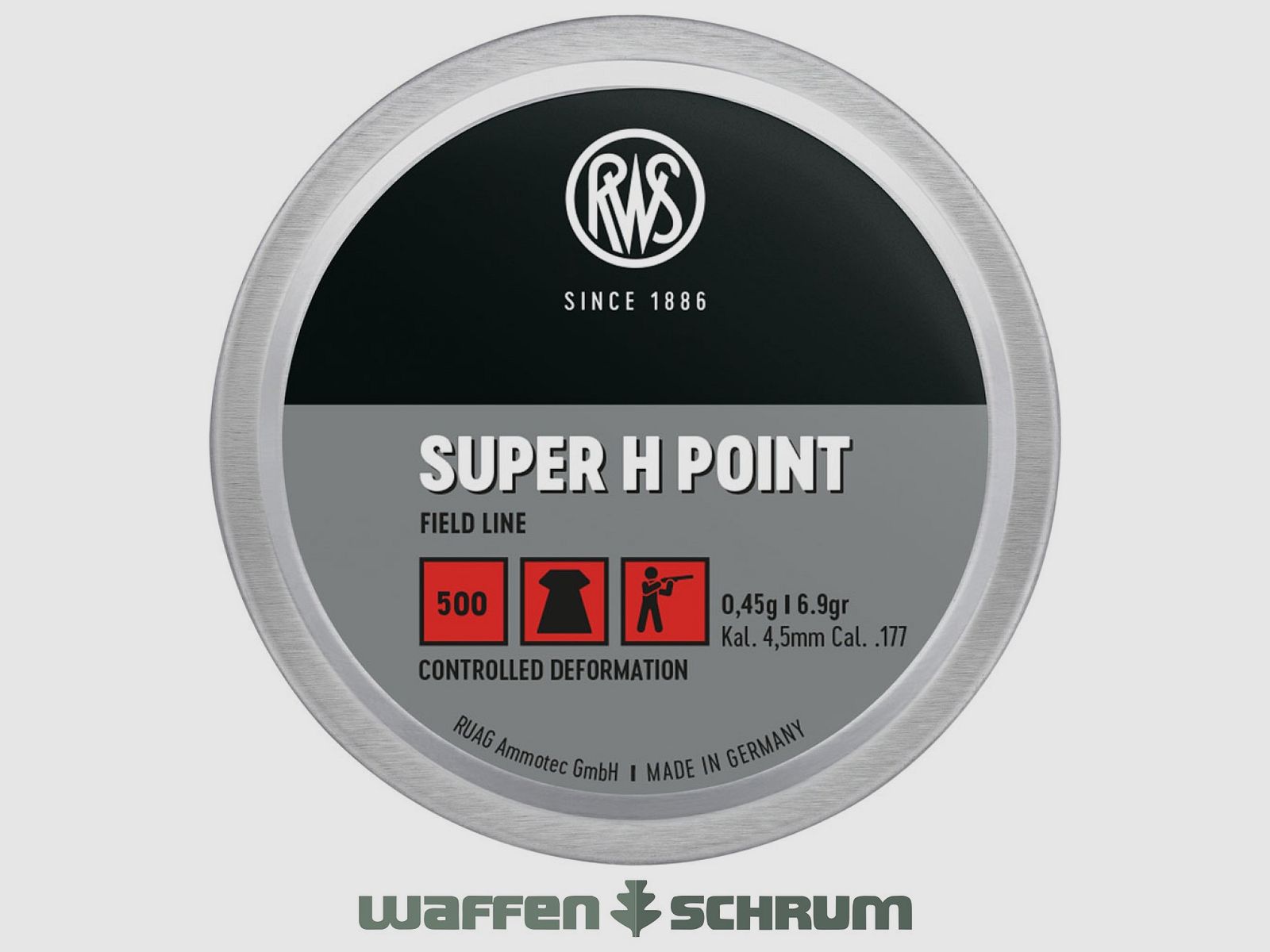 RWS Super-H-Point 0,45g 4,5mm