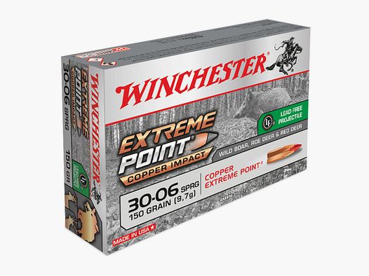 Winchester Extreme Point Copper 150gr à20 .30-06 Spring.