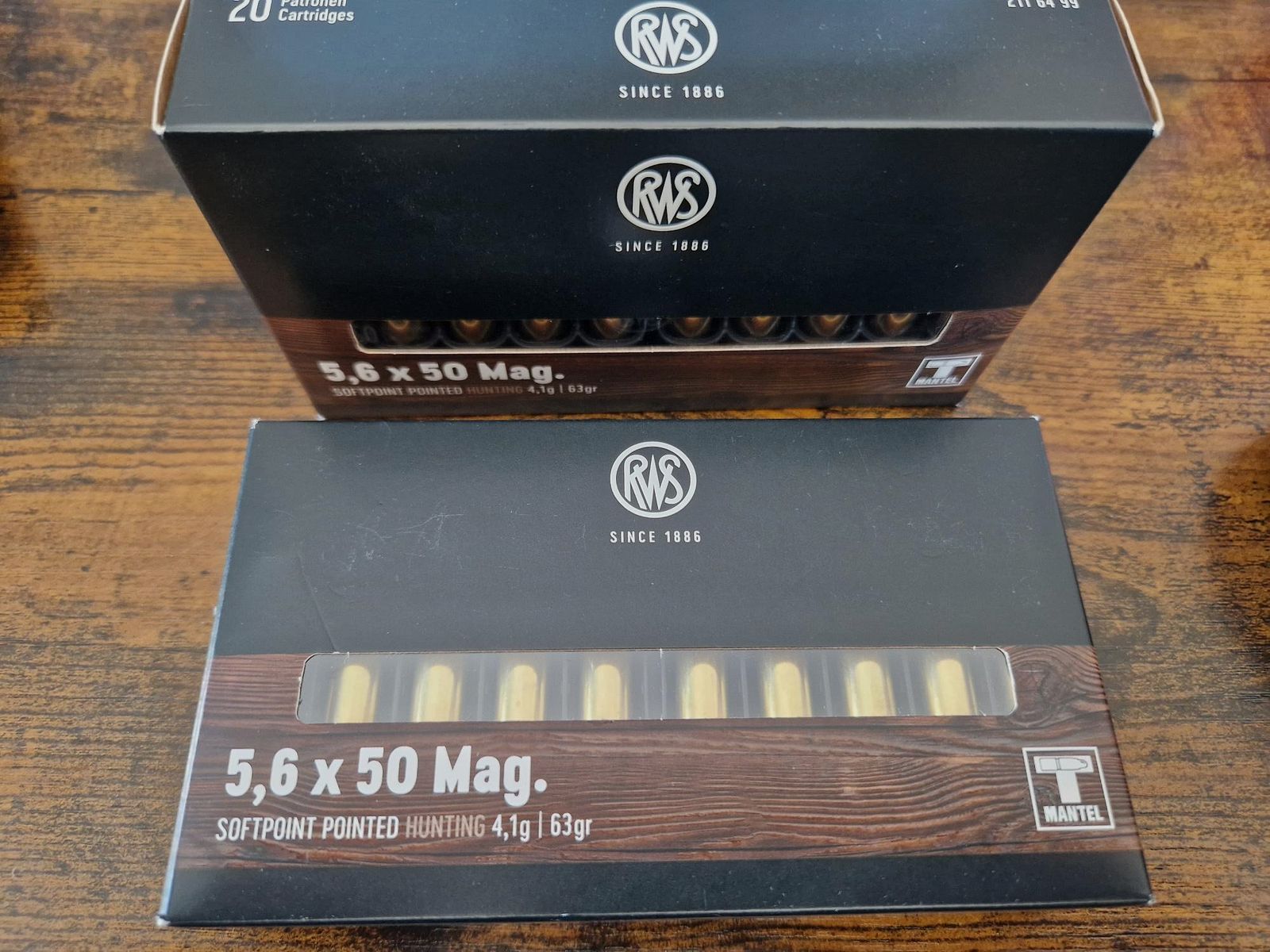 Munición RWS 5,6 x 50 MAG