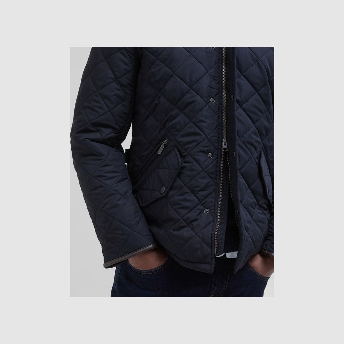 BARBOUR POWELL QUILTED NAVY WESTE, Bild 7 von 9