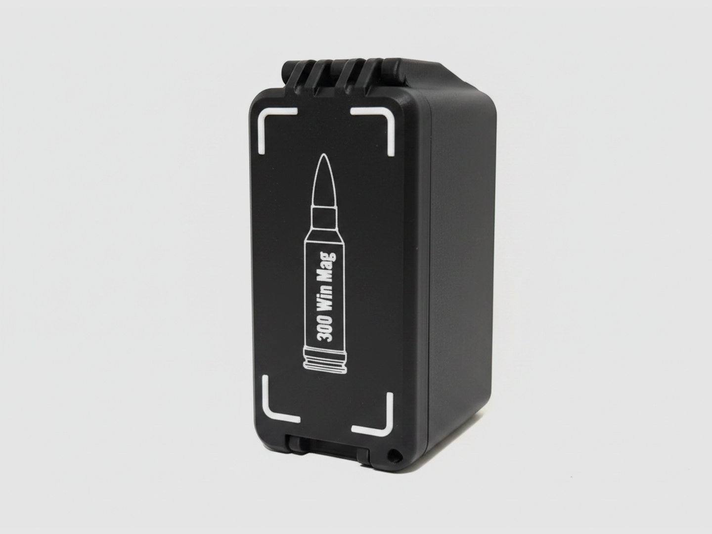 Filamelt Munitionsbox / 300 Winchester Magnum / 'Klapp- / Rastdeckel' / Patronenbox, Ammo Box