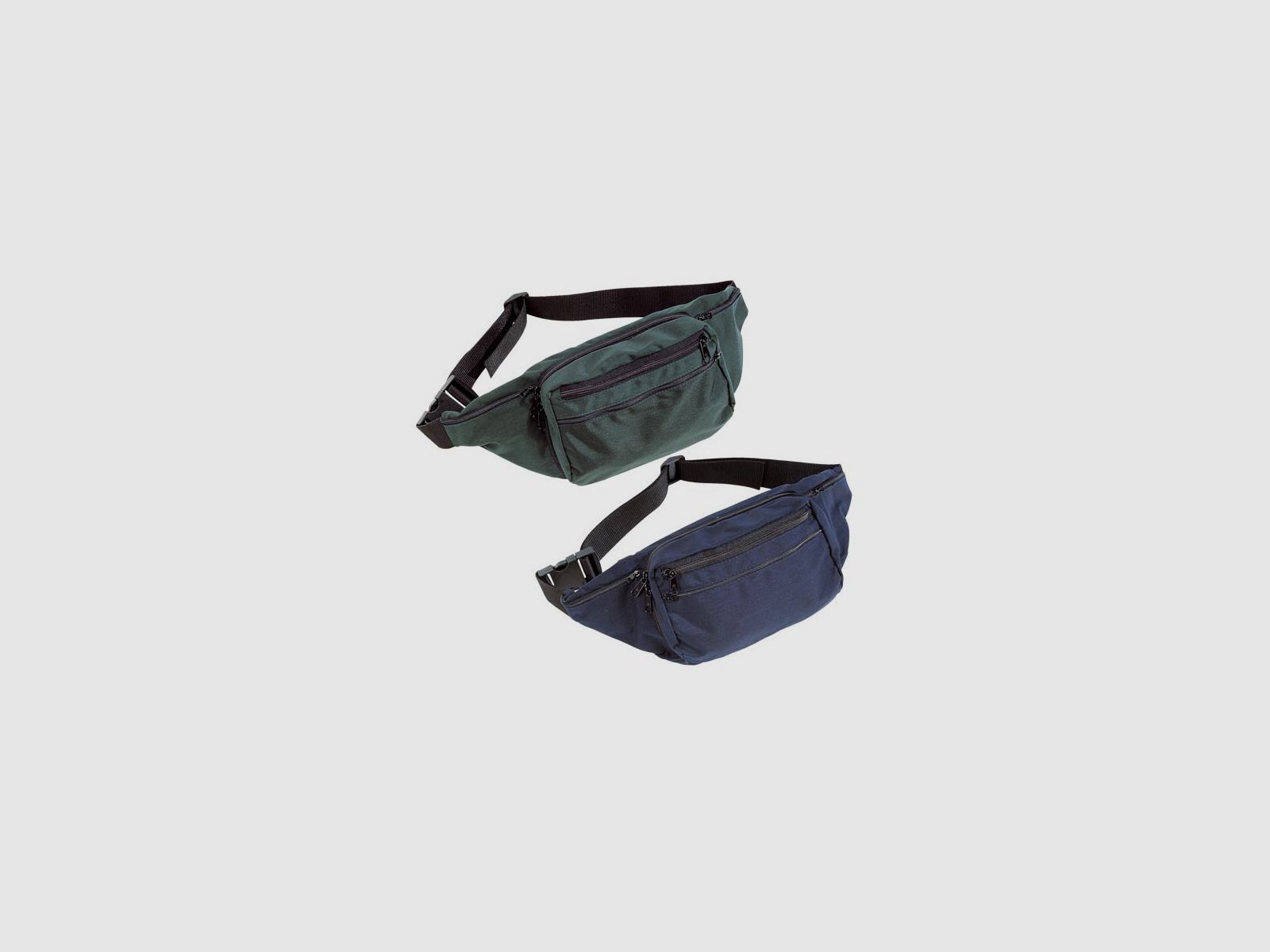 Kompakte Gürteltasche mit Holster I Pistole Blau