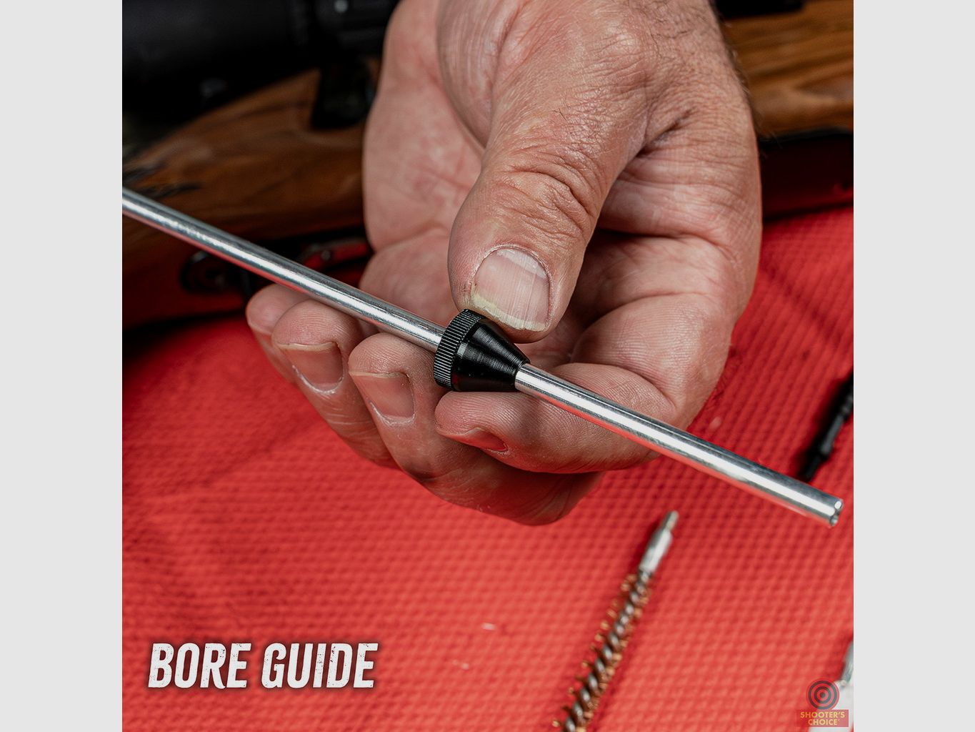 Kit de nettoyage d'armes Shooter's Choice .270 / 6,8 mm – 8-32 incluant FP-10 Lubricant Elite CLP (SHF-SRK-270)