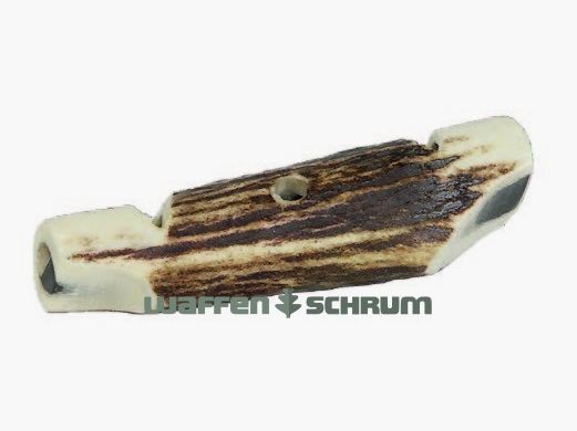 Eurohunt Hundepfeife / aus Hirschhorn / Triller & Pfiff / Länge: 7cm
