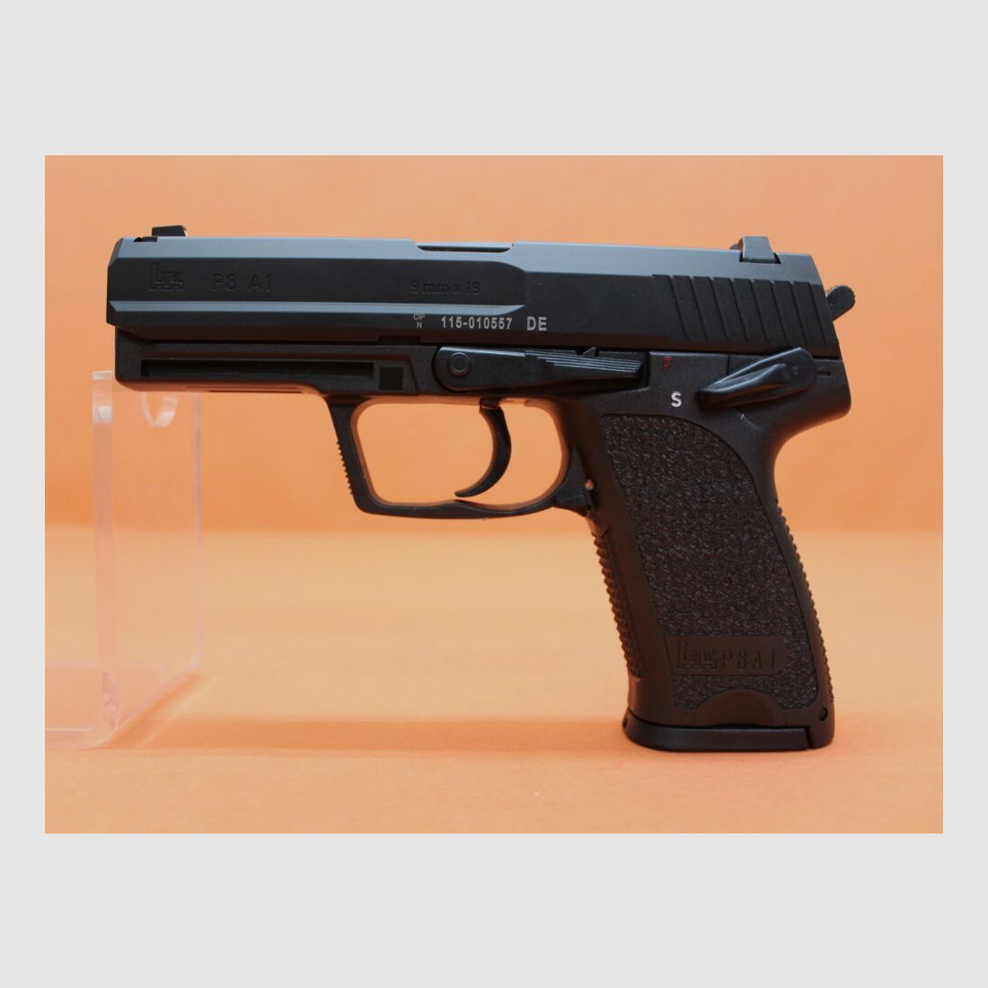 Heckler&Koch Ha.Pistole 9mmLuger Heckler&Koch/H&K HK P8 A1 108mm Feld-Zug-Lauf/ 3-Dot Visierung (9mmPara/9x19)