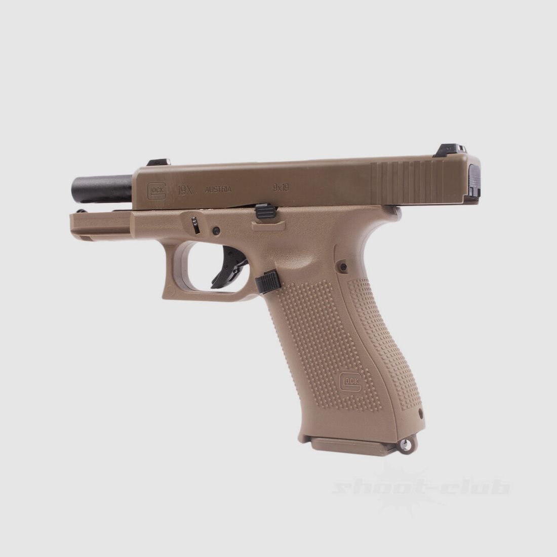 Umarex Glock 19X Airsoft GBB Pistole ab 18 - Tan