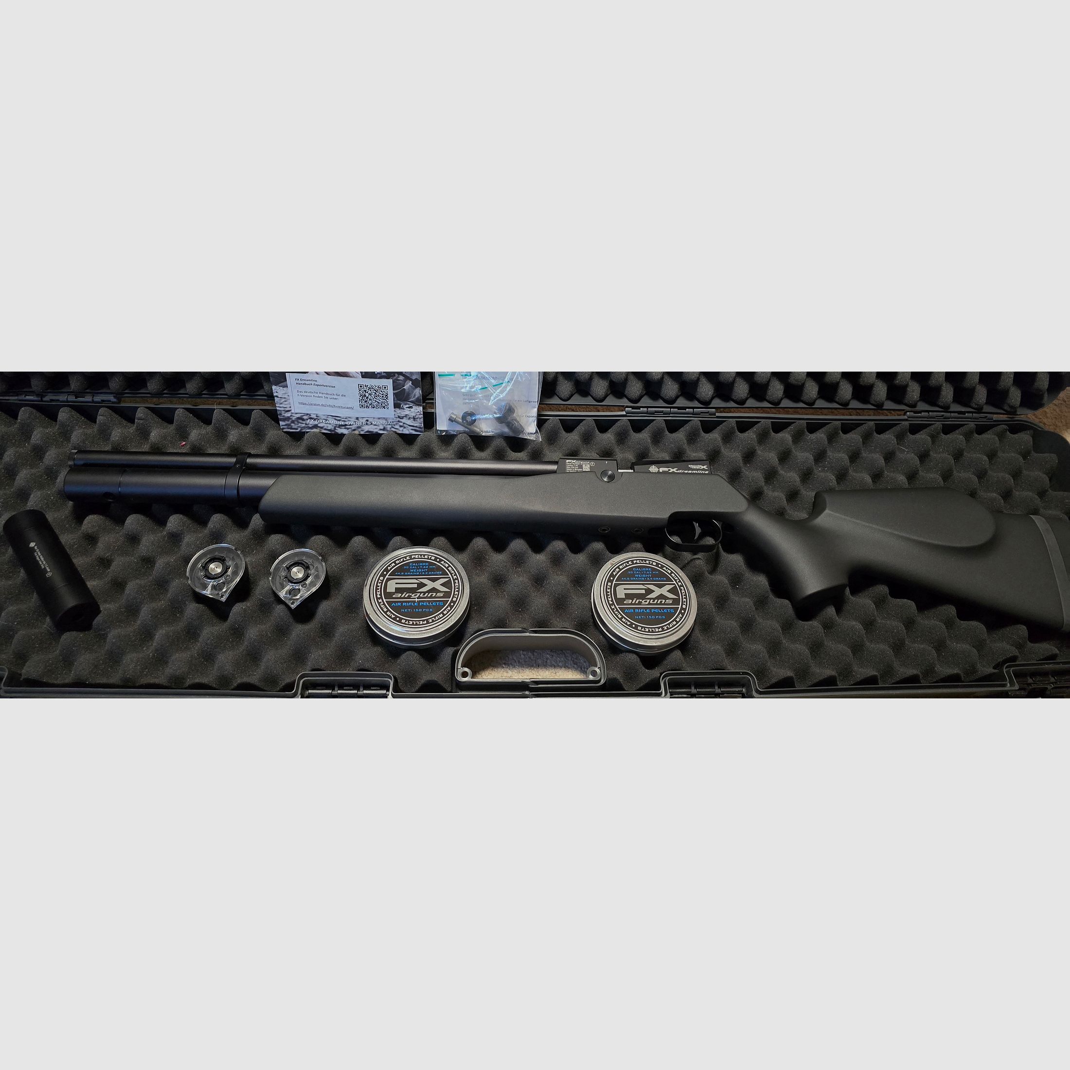 FX Dreamline Kal. .30 / 7,62mm – 7,5 Joule – Topstaat + Accessoires