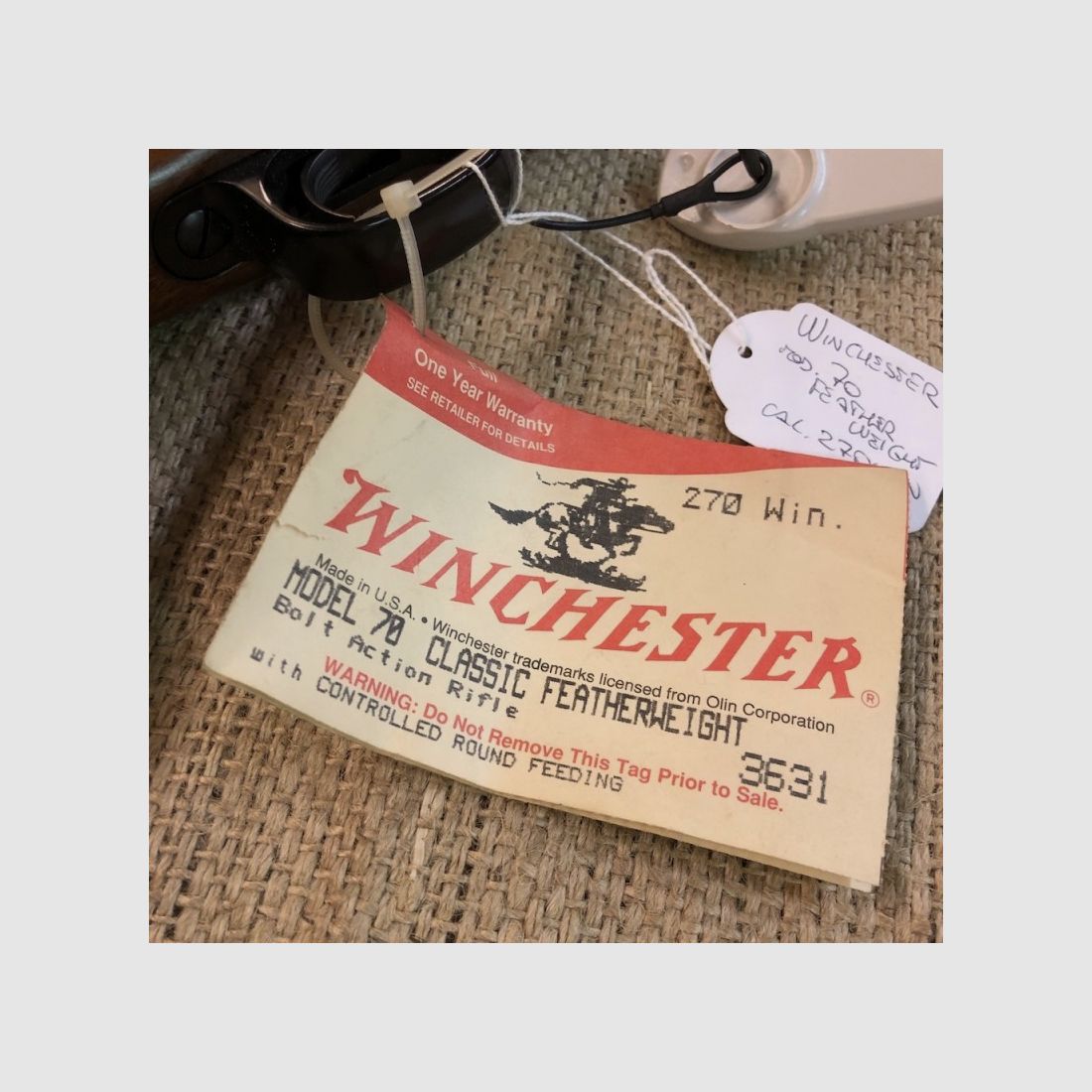 Winchester Mod 70 Classic Featherweight, image 2 sur 7