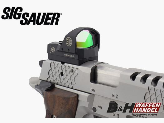 n/a OU Plaque d'adaptation ROMEO 1 / PRO pour pistolets Sig Sauer P226 / P220 X-Series (production allemande) Prêt pour optique | X-Short X-Five X-Six X5 X6