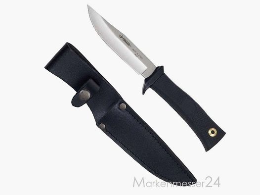 kleines handliches Messer mit schwarzem Griff