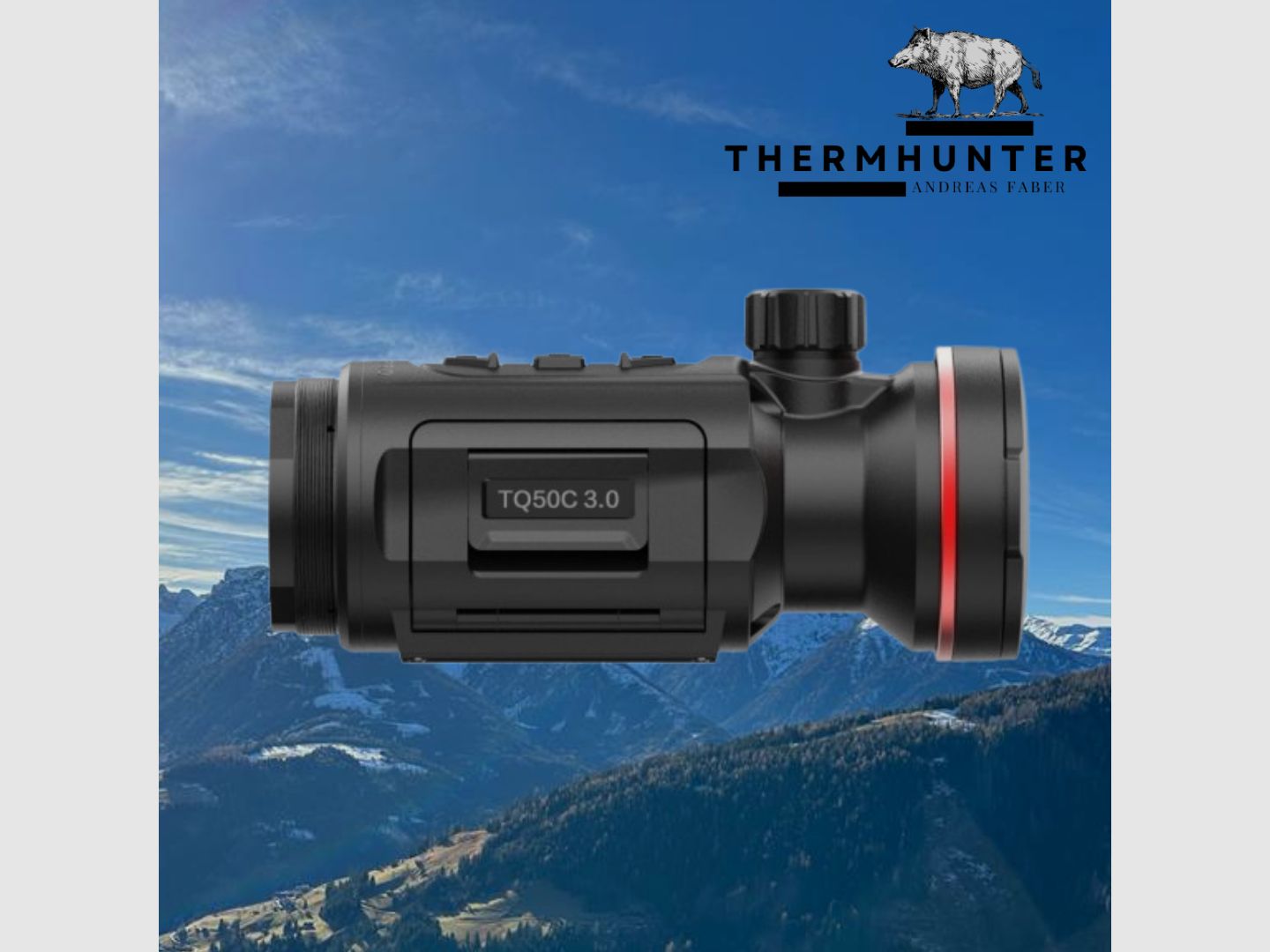 Hikmicro Clip-On Thunder TQ50C 3.0 Set completo con adattatore -NUOVO-