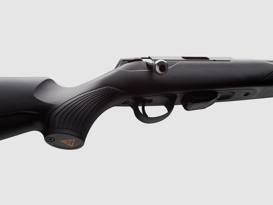 TIKKA T1x MTR .22LR, schwarz, Lauflänge 16", Drall 16,5", Direktabzug, 10 Schuss, schwarzer Synthetikschaft, ohne Visierung, MG 1/2"-20UNF, Bild 2 von 4