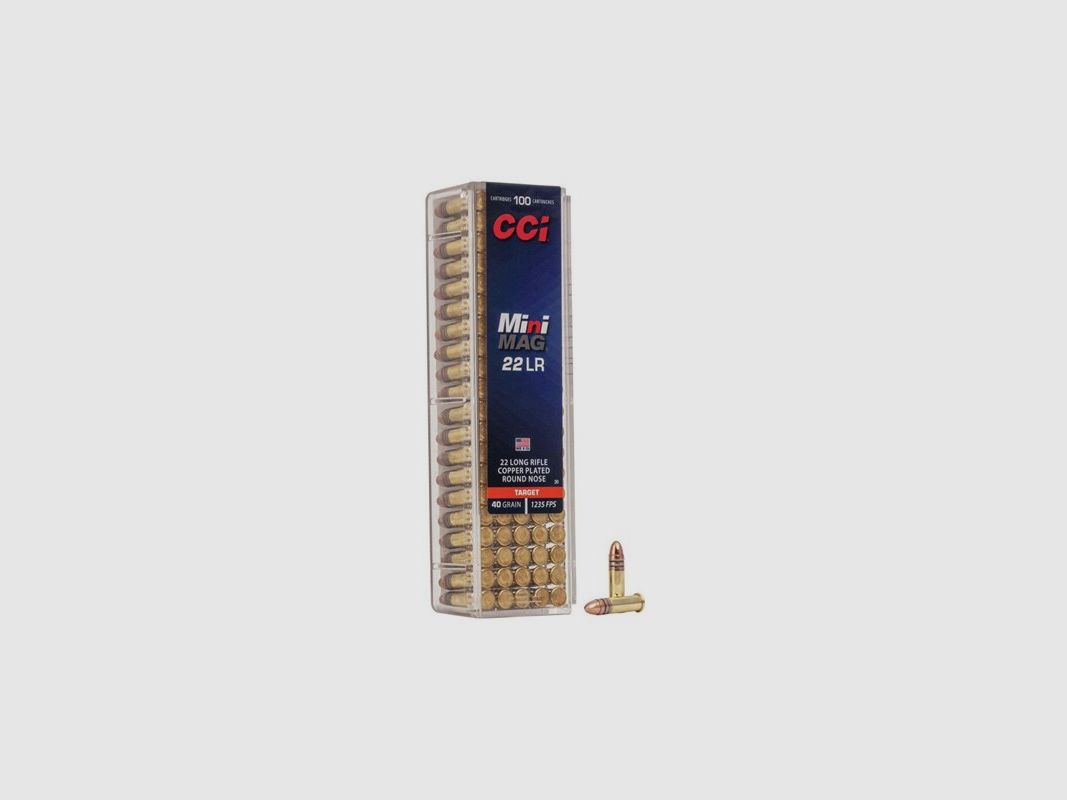 CCI Mini Mag Varmint HP .22 LR Munition, Bild 1 von 2