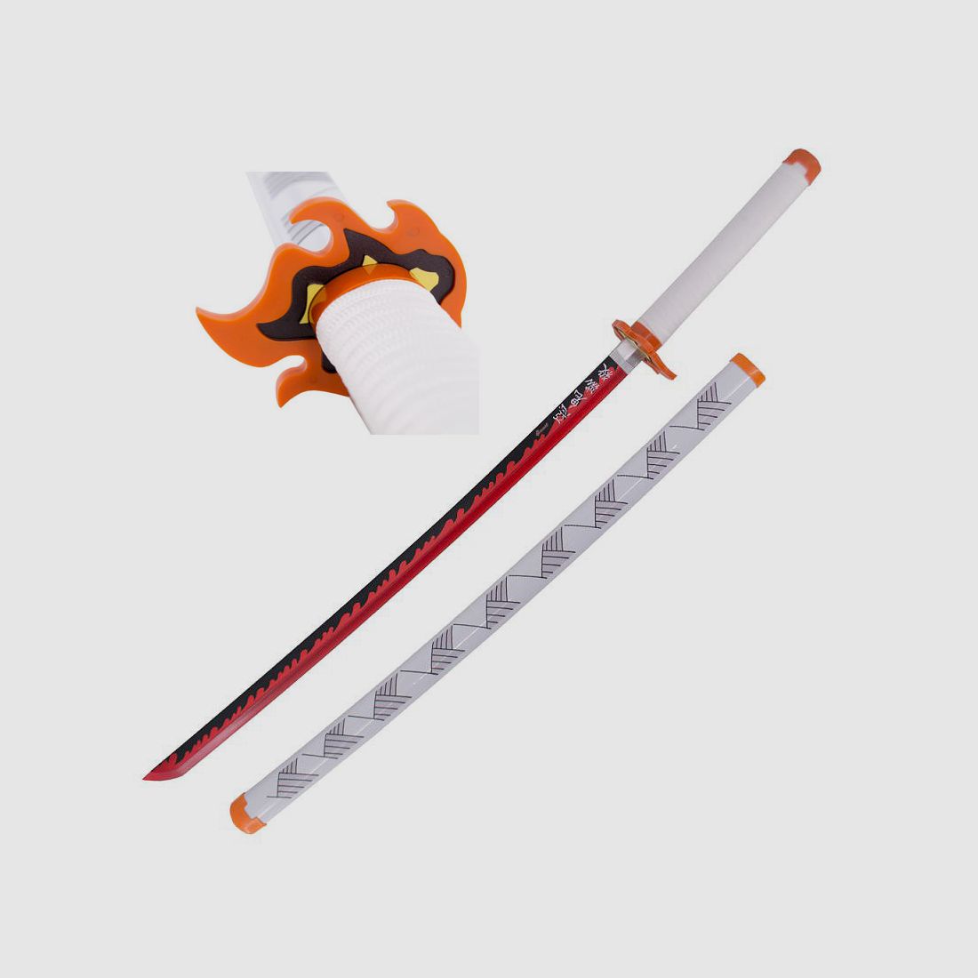 Katana Bambus LED miecz świetlny Kyojuro Rengoku