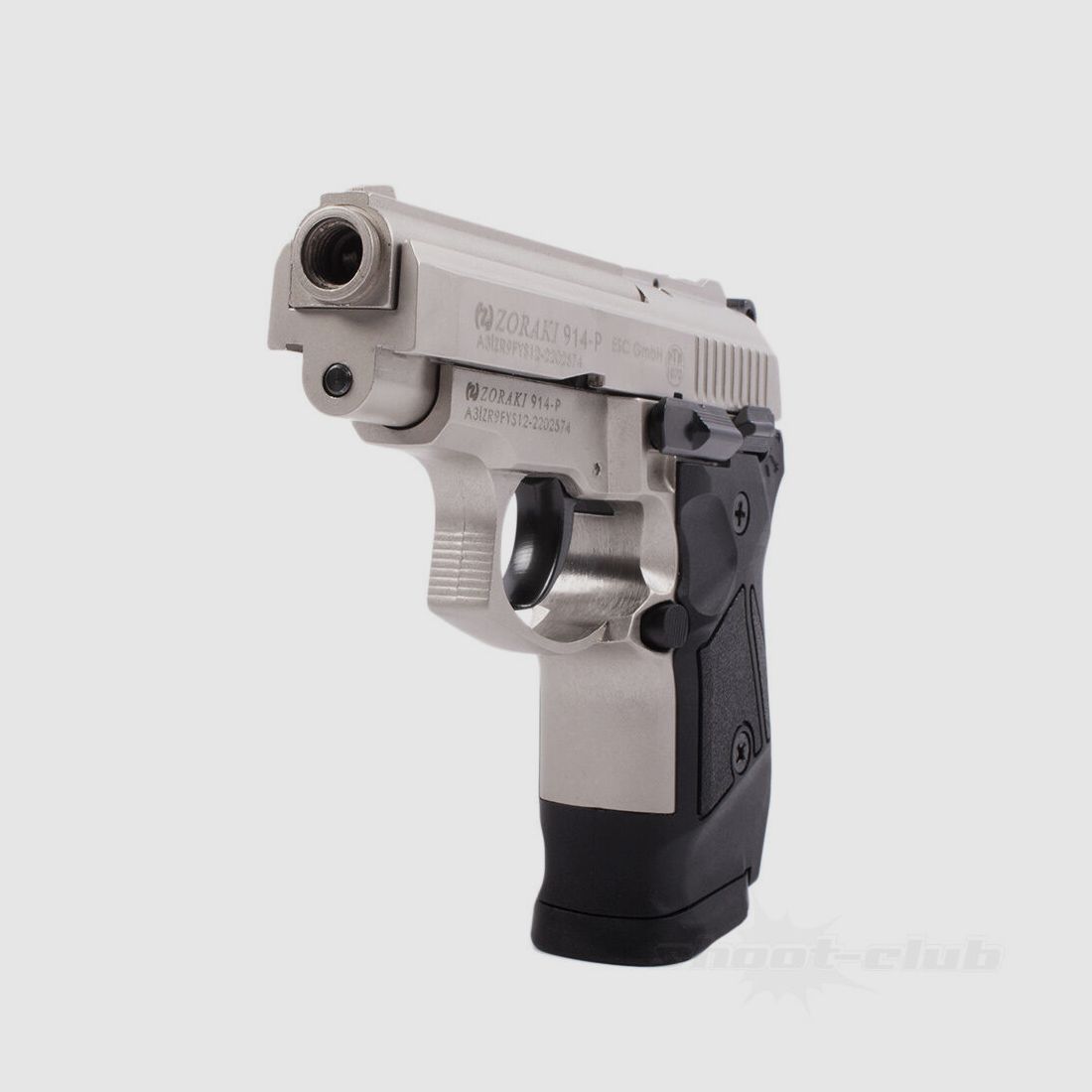 Zoraki 914-P pistola de fogueo Satina 9mm P.A.K.