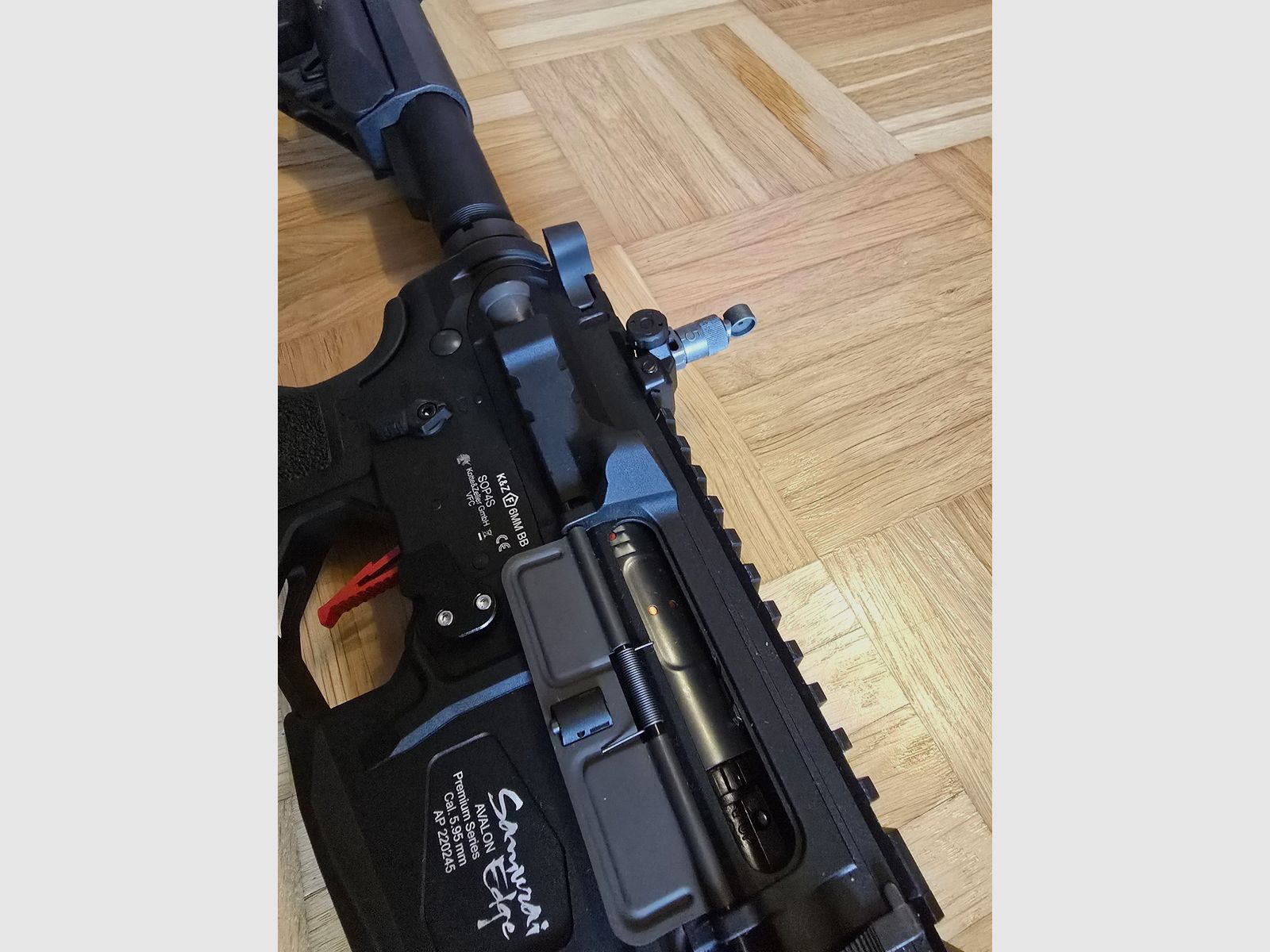 VFC Avalon Samurai Edge CQB Full Metal Gate Aster System S-AEG 6mm BB nero