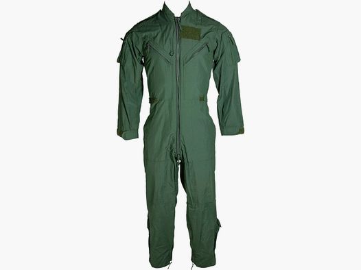 Combinaison de vol NATO d'origine Bundeswehr vert sauge d'occasion - 2 hommes