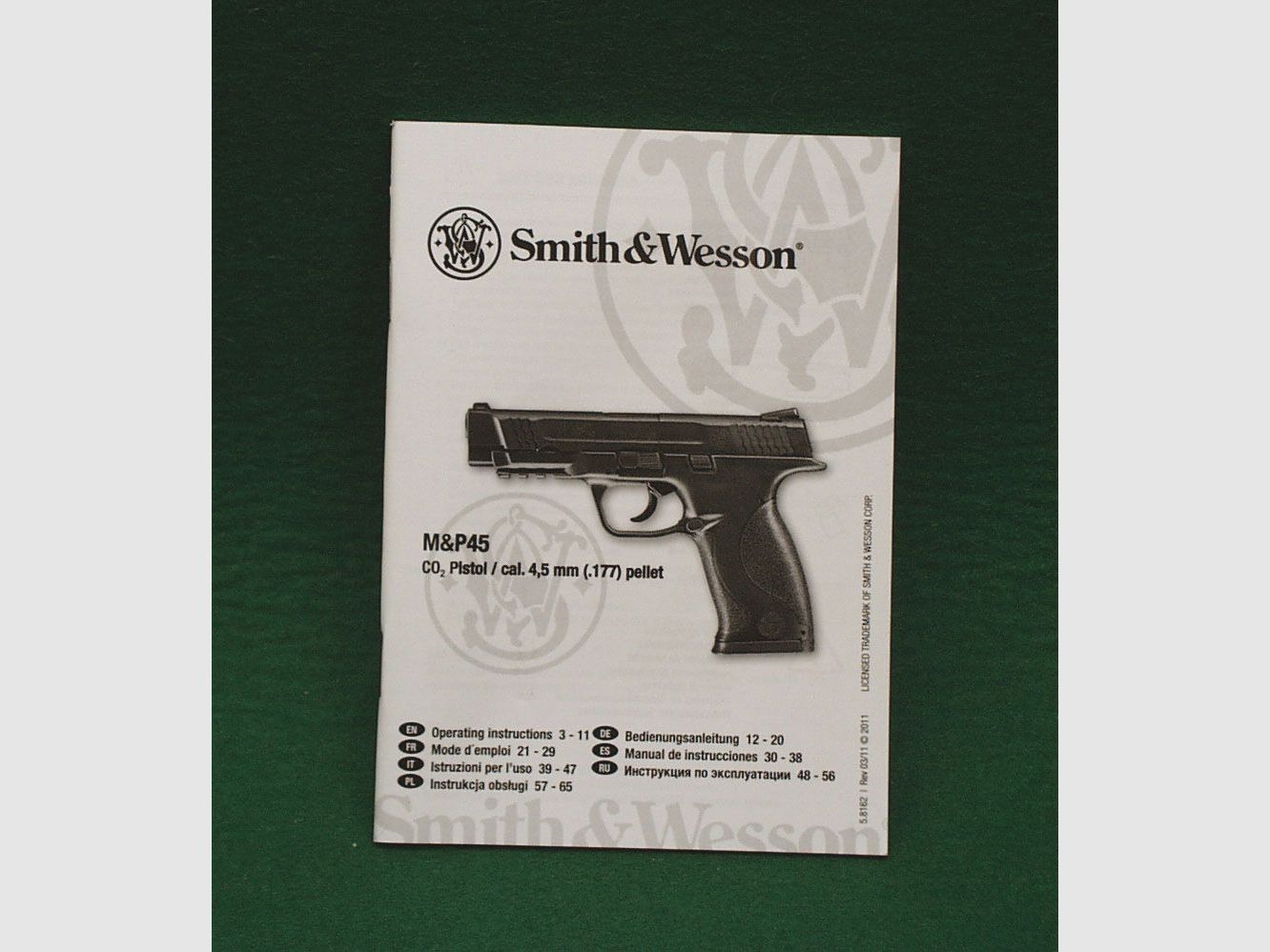 Umarex S&W M&P 45 CO2 Pistool