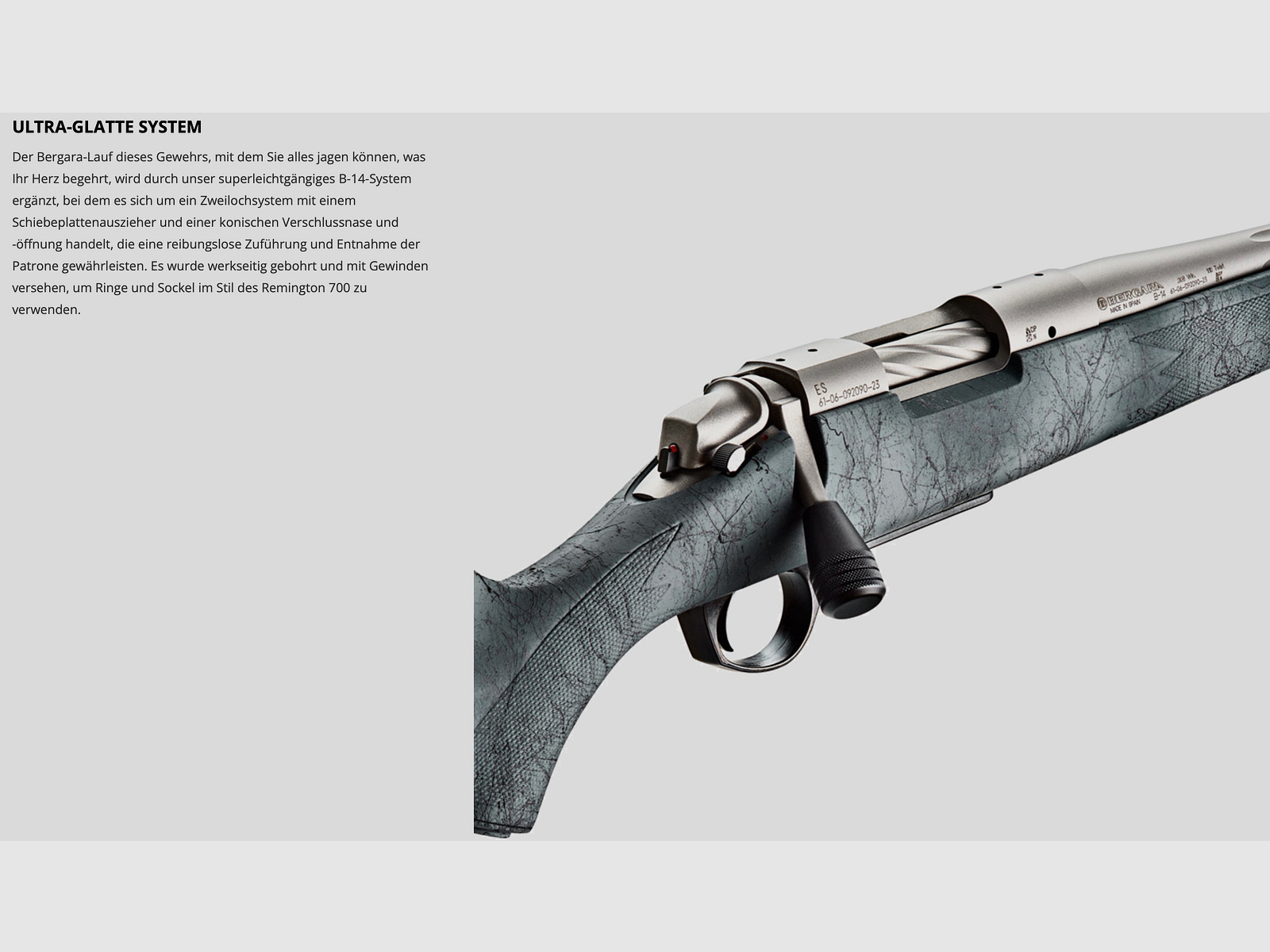 Bergara B14 Extreme Hunter 18" 5/8-24 UNEF Repetierbüchse
