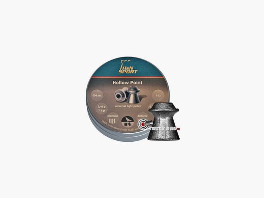 H&N Hollow Point Balas - 4,5 mm