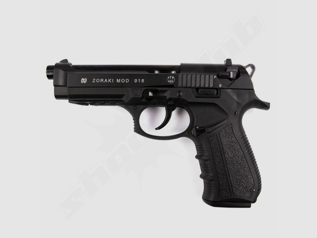 Divers 918-P pistolet alarmowy w kolorze niebieskim 9mm PAK zestaw kabur