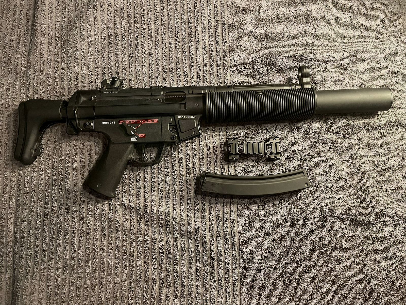 G&G MP5 SD (PM5 SD6) Blowback S-AEG 6mm 1 Joule