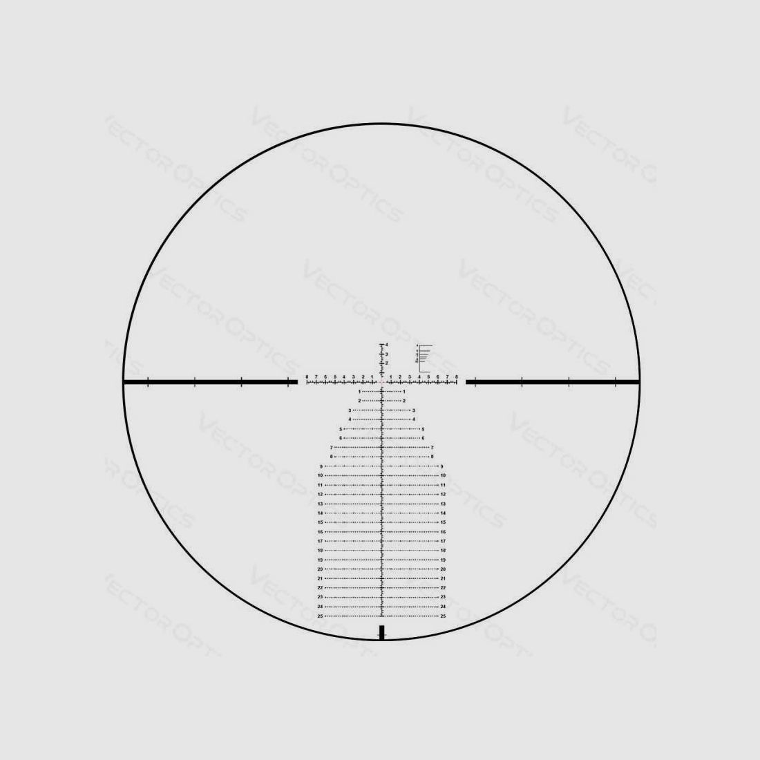 Vector Continental tactical optic ed ffp 6x 5 -30 x 56, image 6 of 6