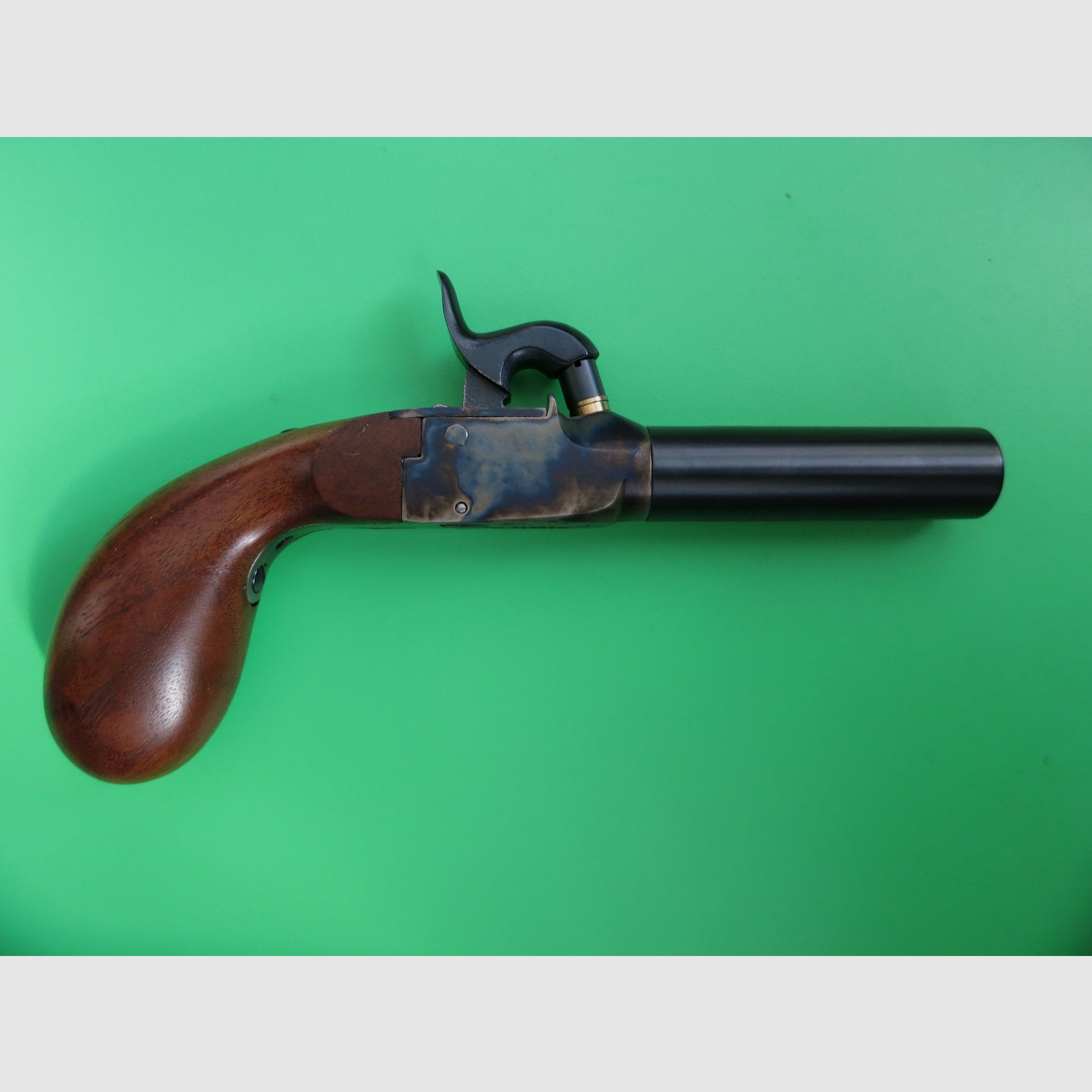 DP Davide Pedersoli Liegi Derringer Standard, cal. .44, come nuovo! Carabina a avancarica a percussione #10