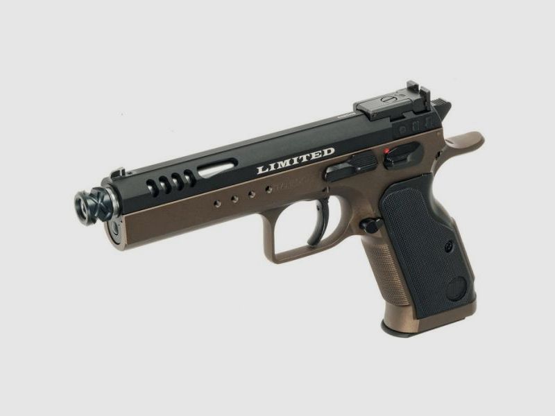 TANFOGLIO KK-Pistola Mod. Force 22 L Ltd. OR -5,7' .22lr Bronce/Negro