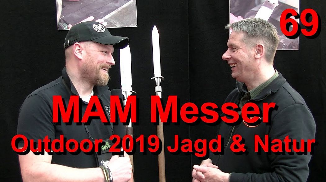 Saufeder und Hundeschutzweste von MAM Messer - Outdoor 2019 Jagd & Natur