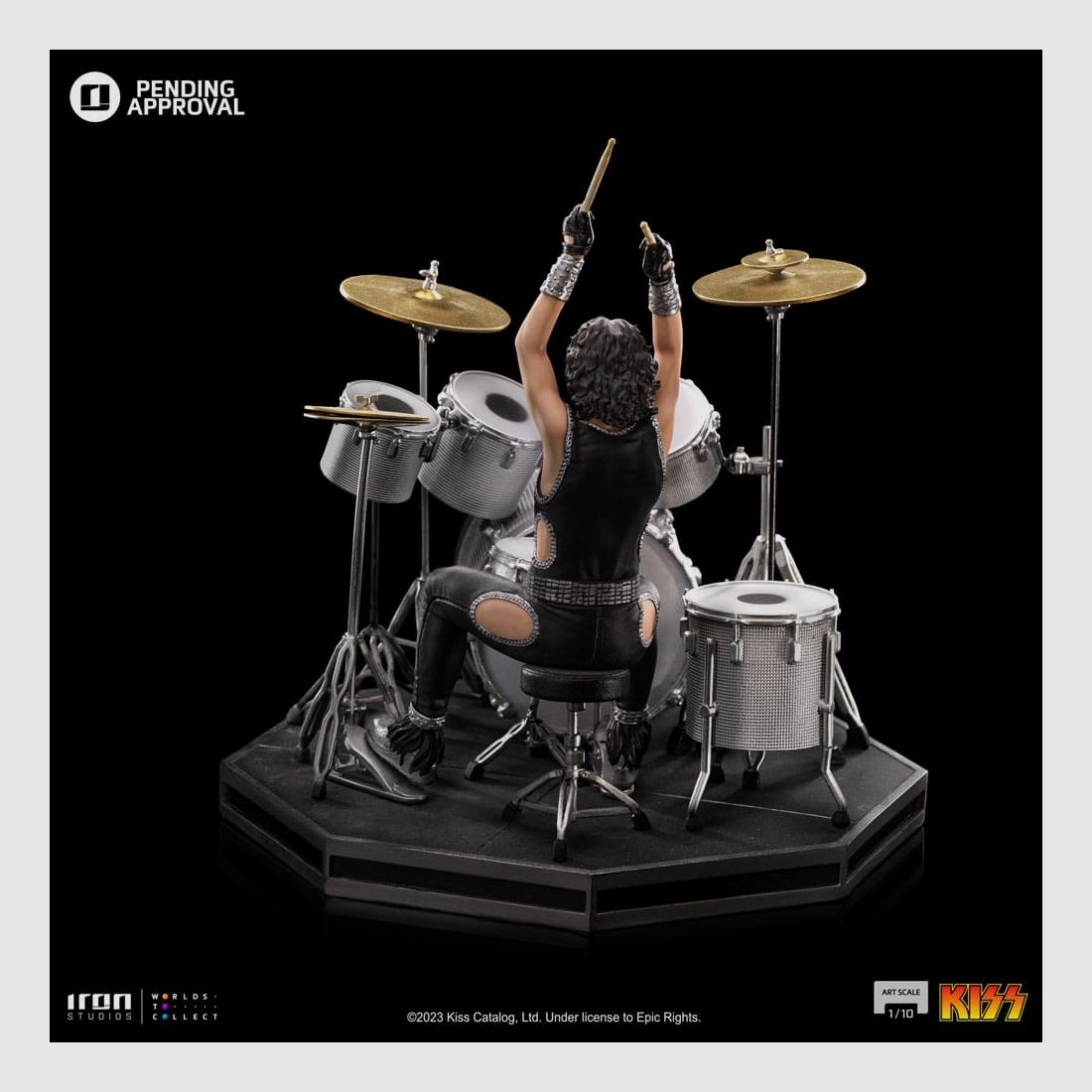 Kiss Art Scale 1/10 Peter Criss Limited Edtition 22 cm | 43435