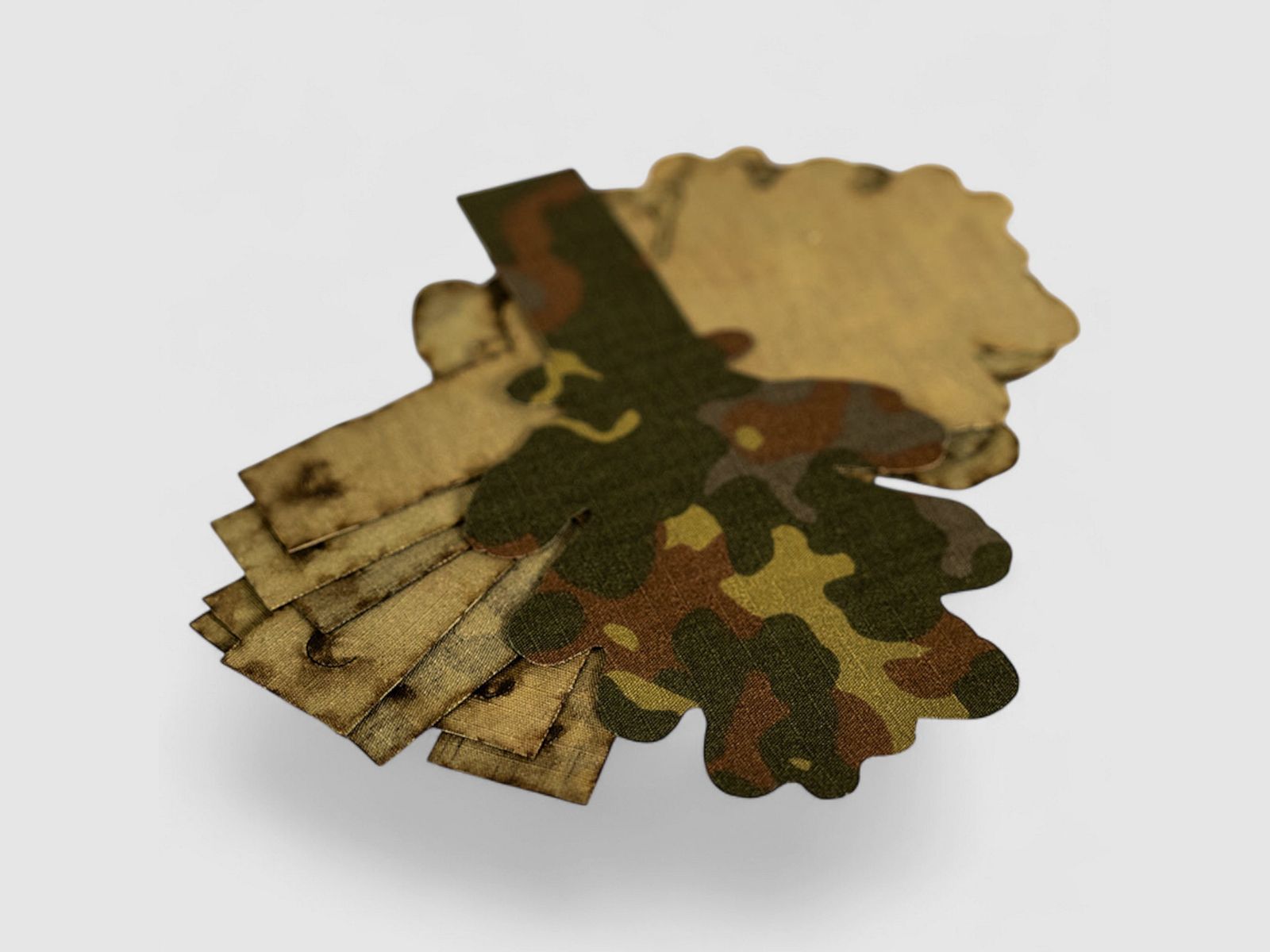 German Tactical Systems Camo Leaf Lasercut 12pcs