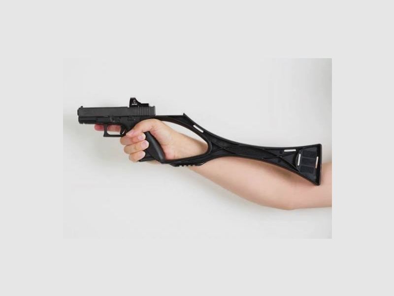 CANIK Set: spalliera ARMBRACE-1 + impugnatura Picatinny (Nero) – Accessori originali