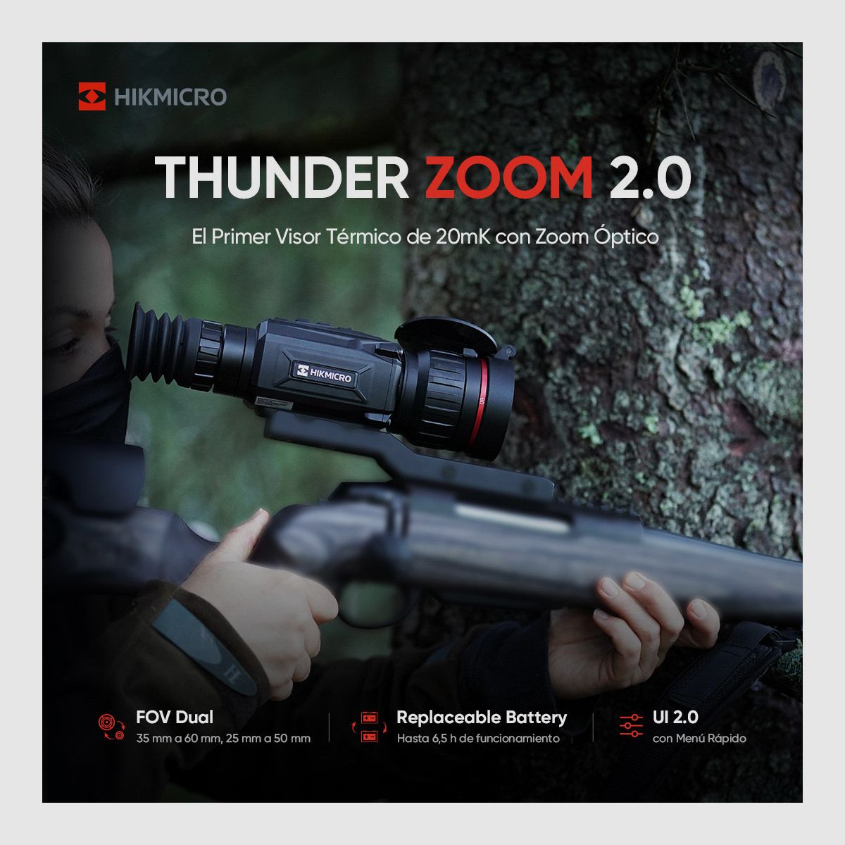 Wärmebildzielfernrohr Thunder Zoom TQ60Z 2.0 HIKMICRO, Bild 11 von 11