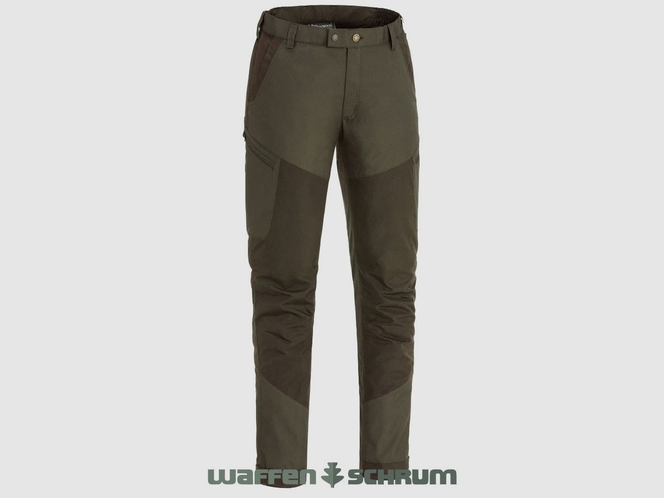 Pantalones de pino TC-Stretch Insectsafe D.Olive/Marrón Suede