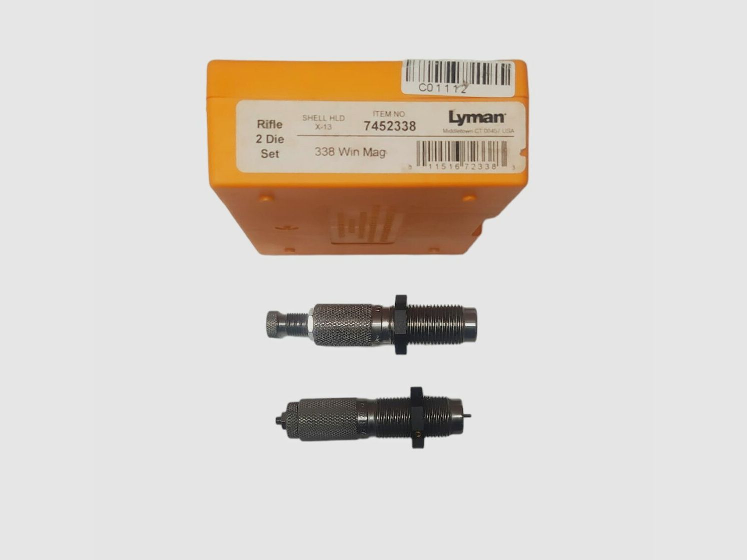RIFLE 2 DIE SET HÜLSENHALTER X-13 338 WIN MAG #7452338