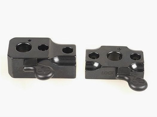 Leupold QR basi 2 pezzi lucide nere per Mauser 98