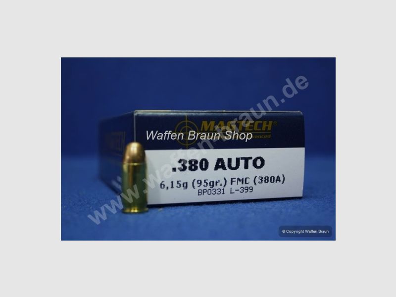 Magtech.380AUTO FMJ 95GRS A50 #380A