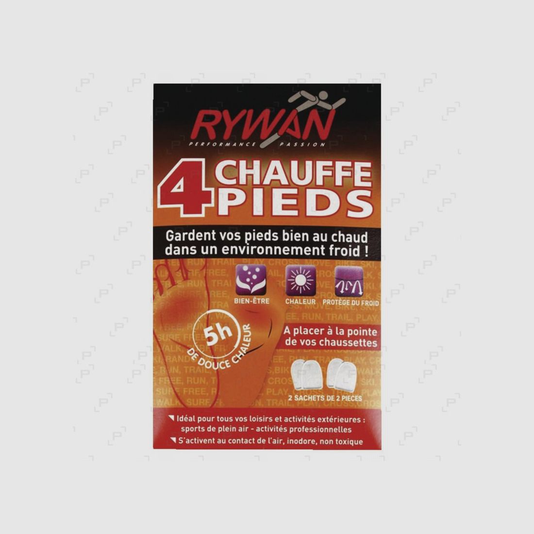 Pack mit 2 Paar Fußwärmer RIWAN, Bild 1 von 2