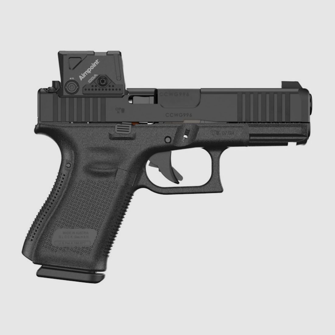 Glock G19 Gen5 A-Cut Combo Aimpoint COA