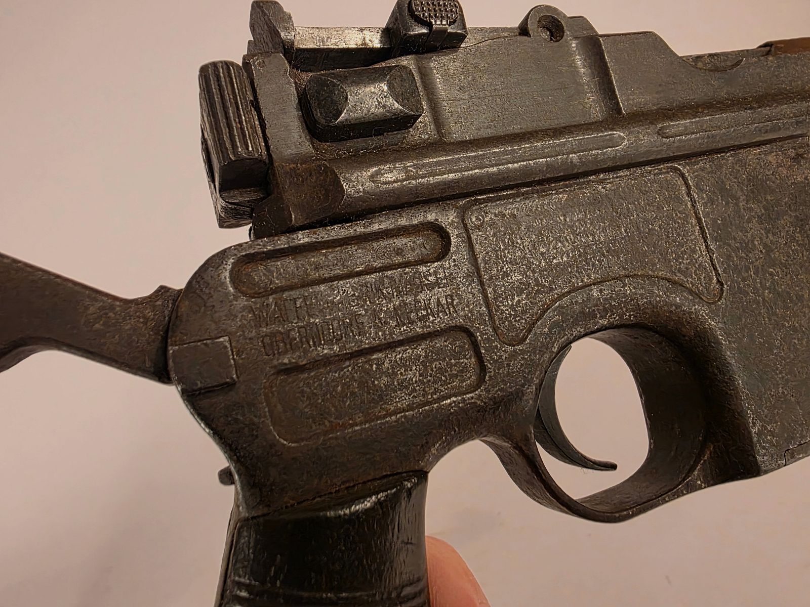 Mauser C96, Broomhandle, Mechanika trochę się zacina (potrzebna wiedza)
